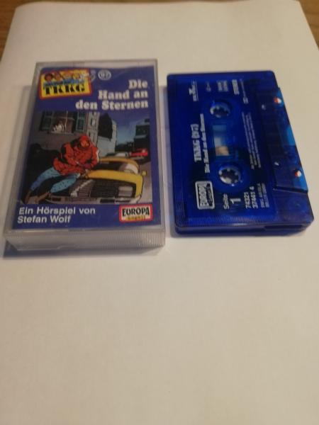 TKKG Folge 97 Die Hand an den Sternen Blau Transparent mit Weißen Druck 7432137441 4 PC 209 Europa